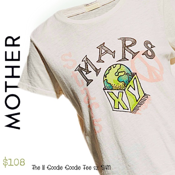 NWT MOTHER “Lol Goodie Goodie Tee”  BE THAT COOL ✔️🪐 - Picture 6 of 12